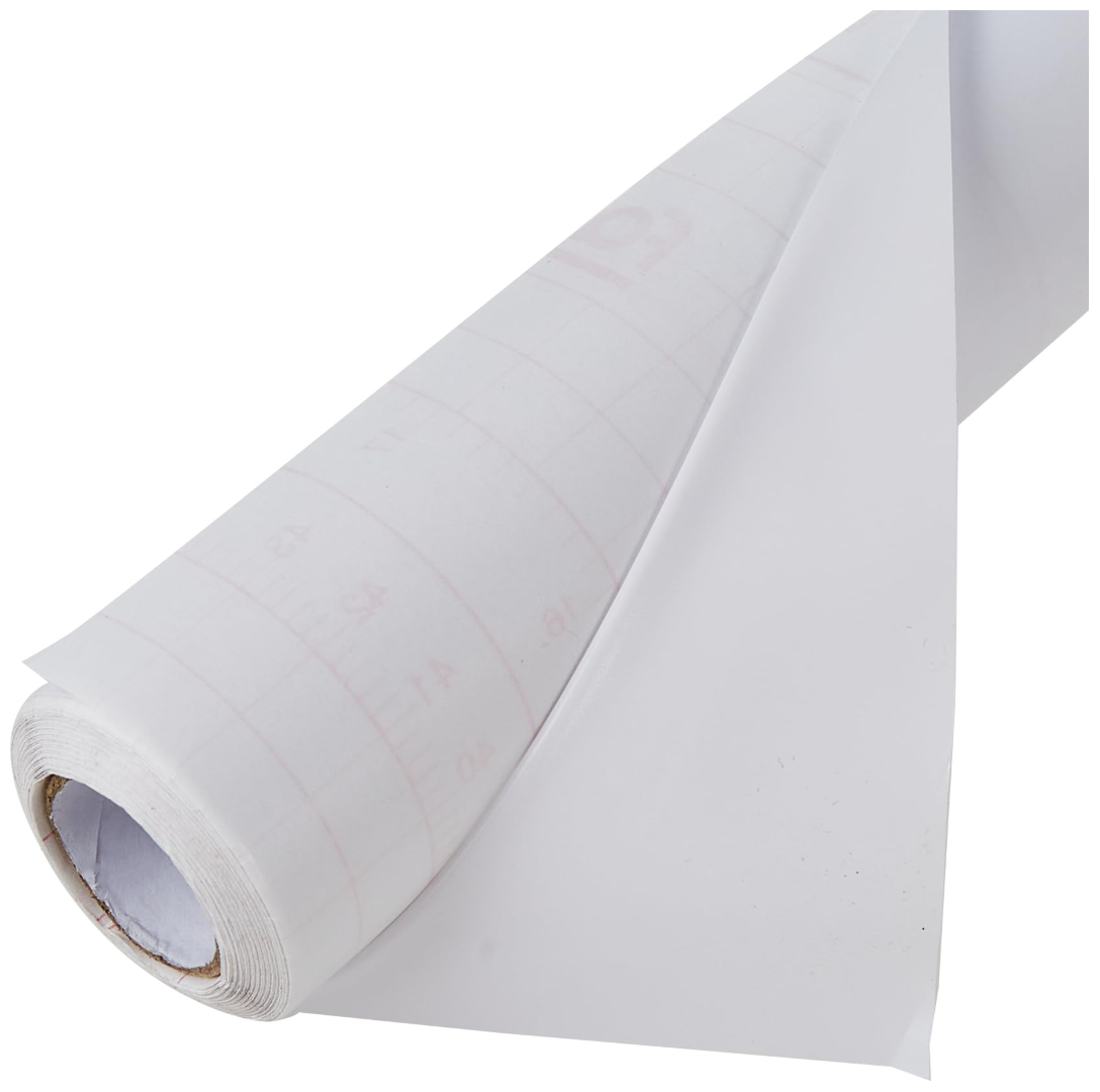 Fantastick Adhesive Foil Plain 45cmx5Y - White FK-AFPL4505-WE